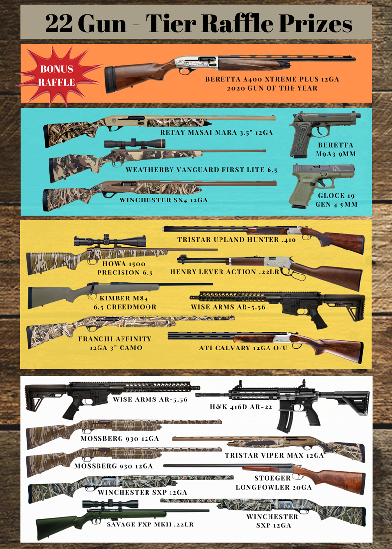 22 Gun Tier Raffle