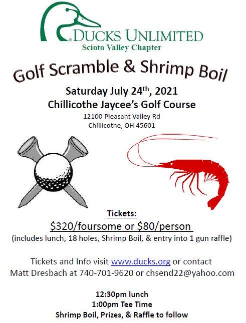 golf scramble and shrimp boil 2021