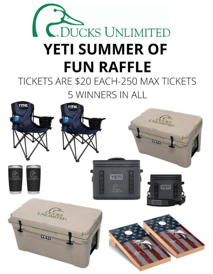 summer raffle flyer