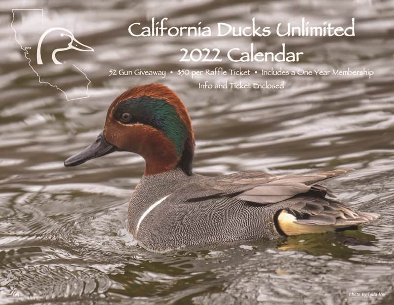 Ducks Unlimited California Ducks Unlimited 52 Gun Calendar Giveaway