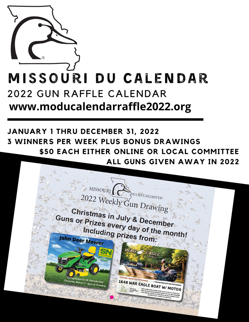 MO DU 2022 Calendar Raffle Fri Dec 31 2021 MO DU 2022 Calendar Raffle Fri Dec 31 2021