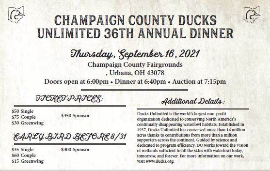 champaign county dinner flyer