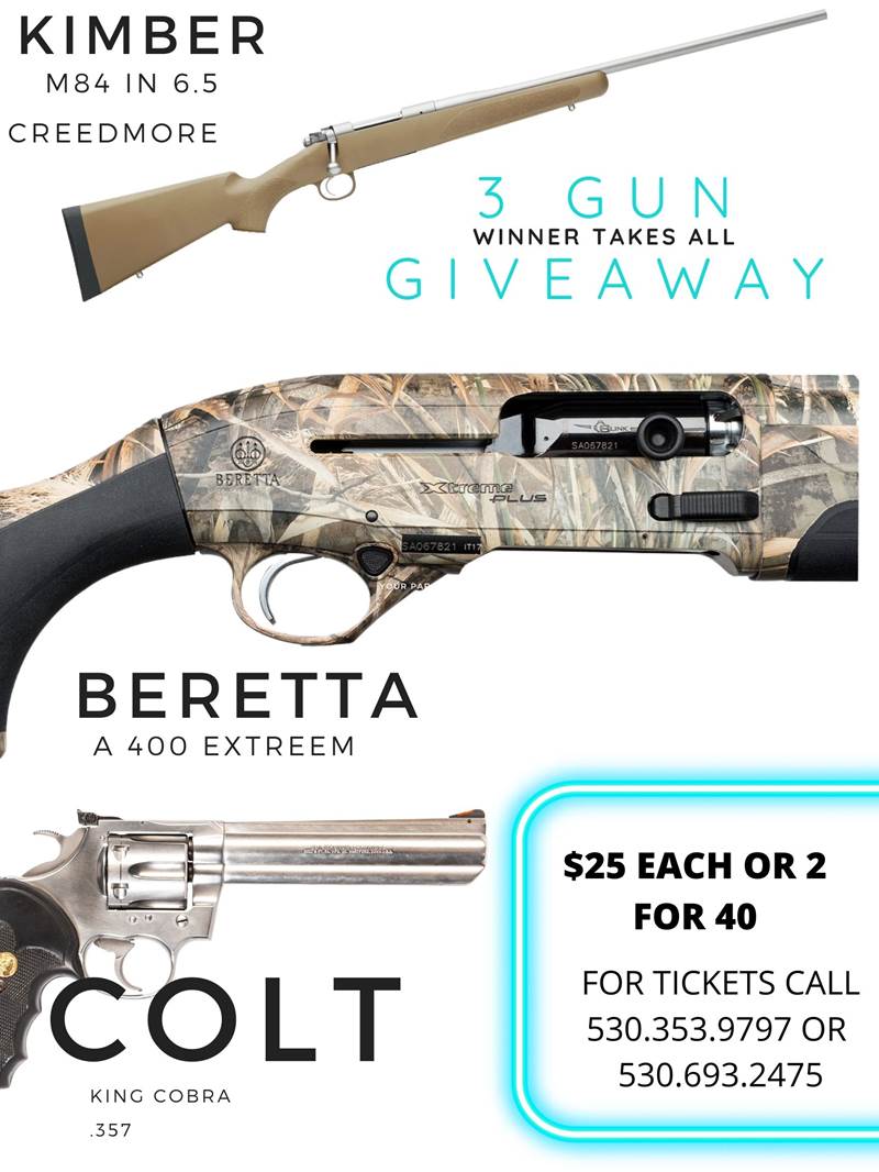 Ducks Unlimited Ducks Unlimited 3 Gun Raffle Sold Out Oroville CA Ducks Unlimited Ducks Unlimited 3 Gun Raffle Sold Out Oroville CA