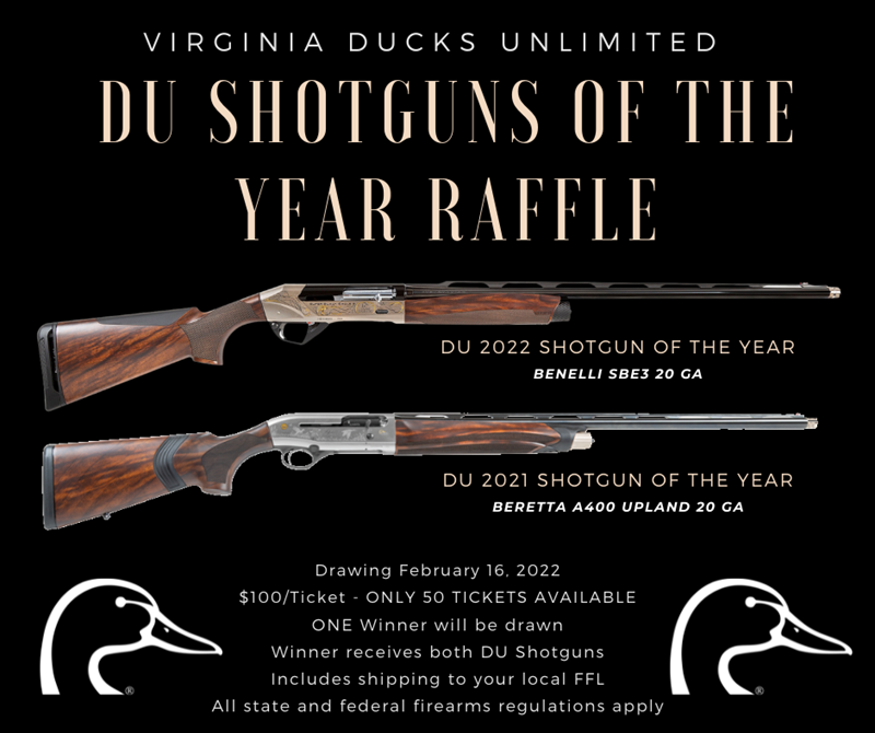 Ducks Unlimited Ducks Unlimited VADU Shotguns of the Year Raffle