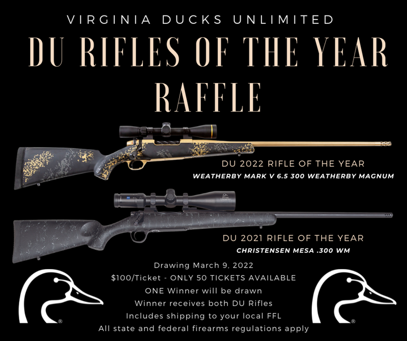 Ducks Unlimited Ducks Unlimited DU Rifles of the Year Raffle