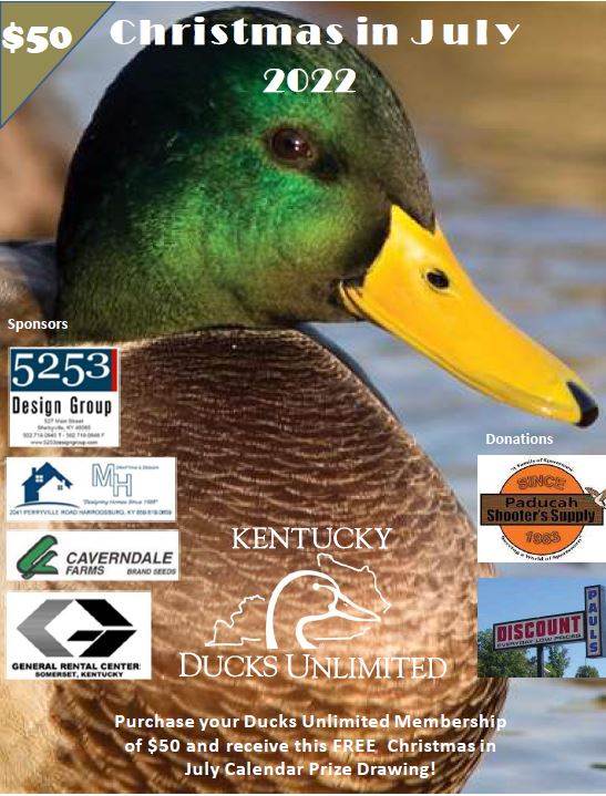 Ducks Unlimited Ducks Unlimited Christmas in July Winners 2022