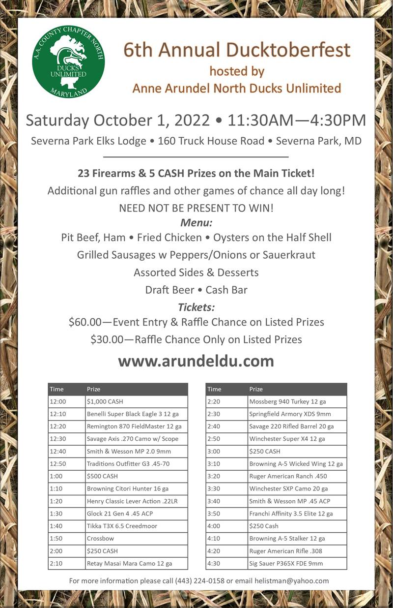 6th Annual Ducktoberfest hosted by Anne Sat, Oct 1, 2022