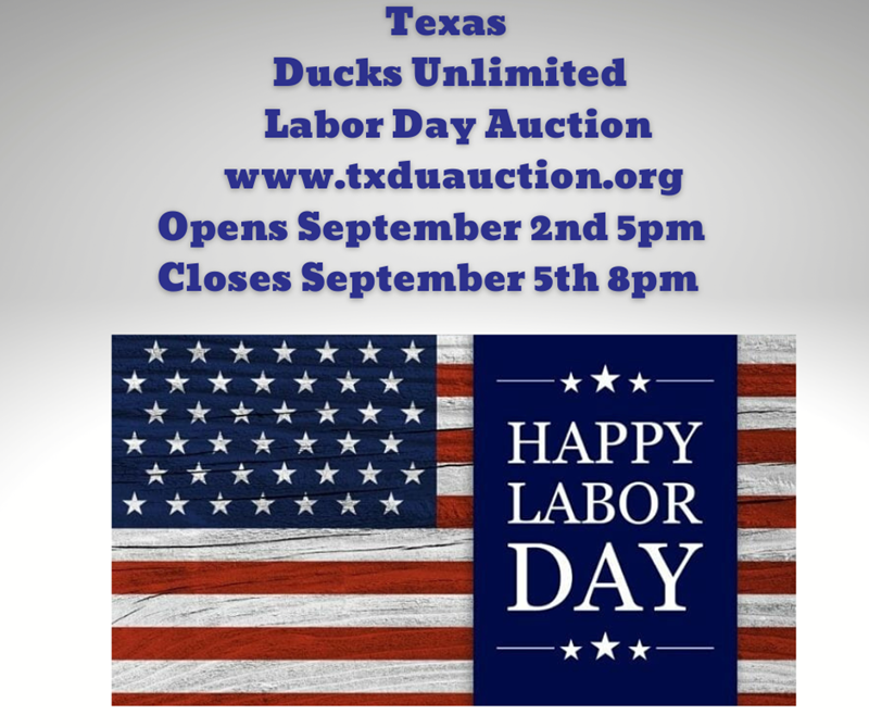 Ducks Unlimited Texas Ducks Unlimited Online Auction Lubbock, TX