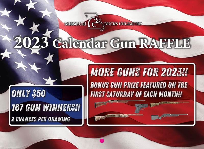 MO DU 2023 Calendar Gun Raffle Sat, Dec 31, 2022