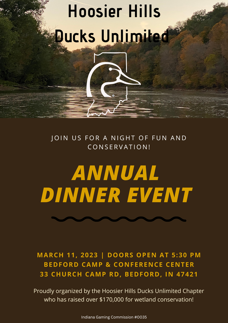 Ducks Unlimited Hoosier Hills Ducks Unlimited Annual Dinner Event