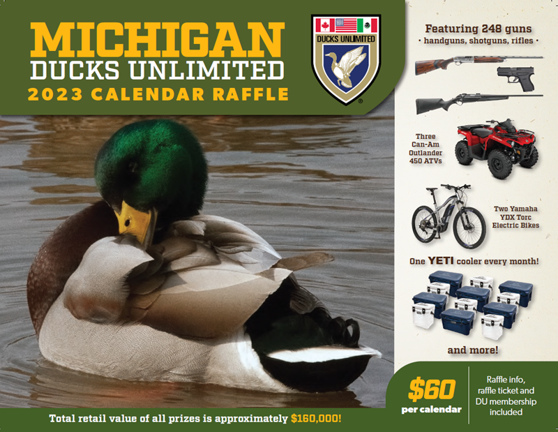 Southeast Michigan Calendar Raffle: Mon, May 15, 2023