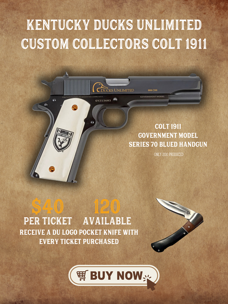 KYDU Colt 1911 Raffle Flyer