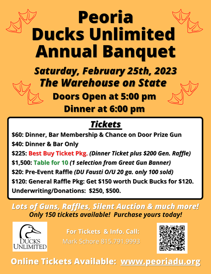 2023 Peoria Banquet Flyer