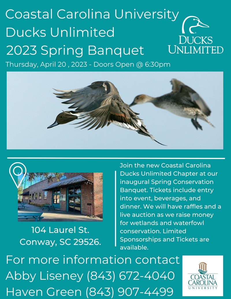 Coastal Carolina University Spring Banquet Thu, Apr 20, 2023