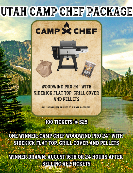 Utah Camp Chef Package Wed Aug 2 2023