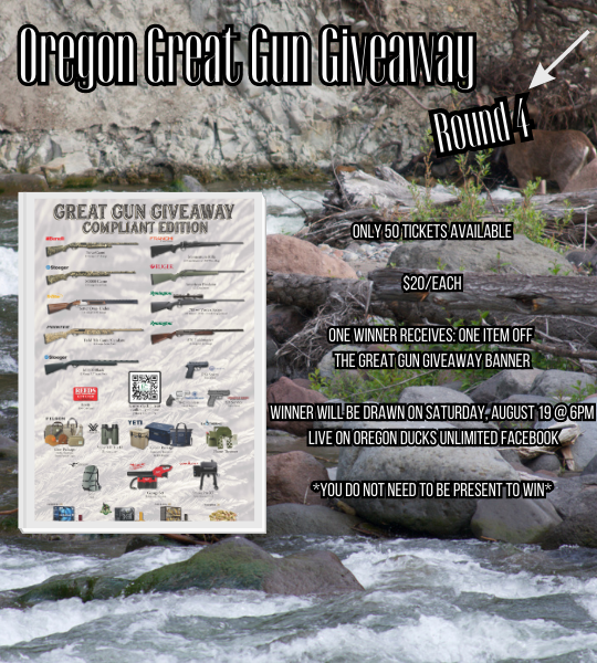 Oregon Great Gun Giveaway 4 Sat Aug 12 2023