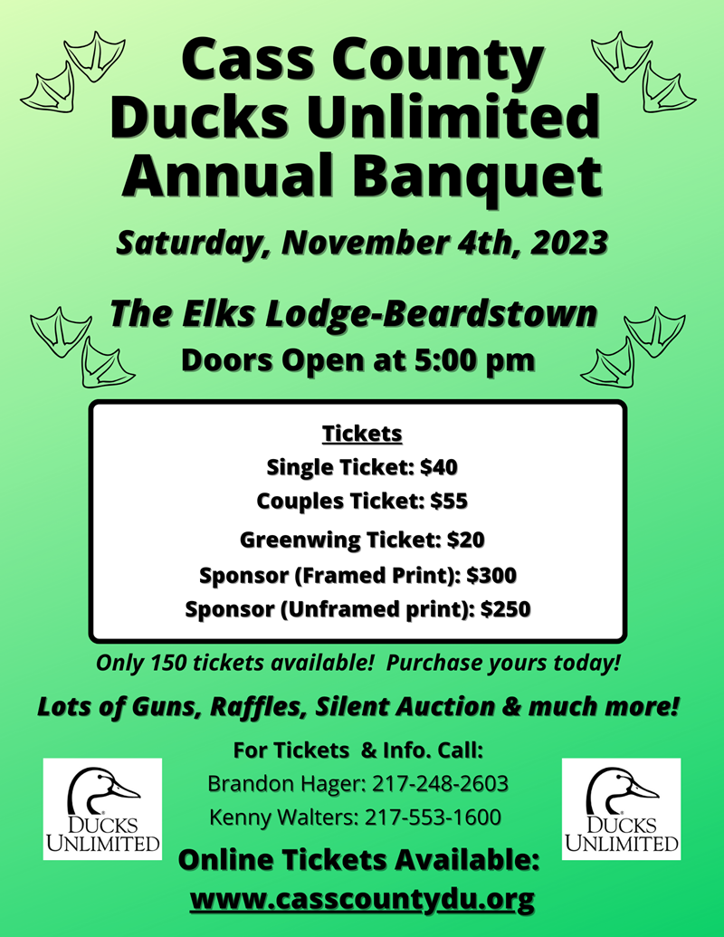 Beardstown - Cass County Annual Membership: Sat, Nov 4, 2023