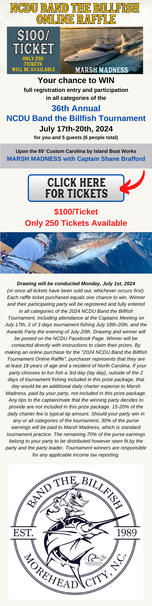 2024 NCDU BTBF Raffle 7.1.24