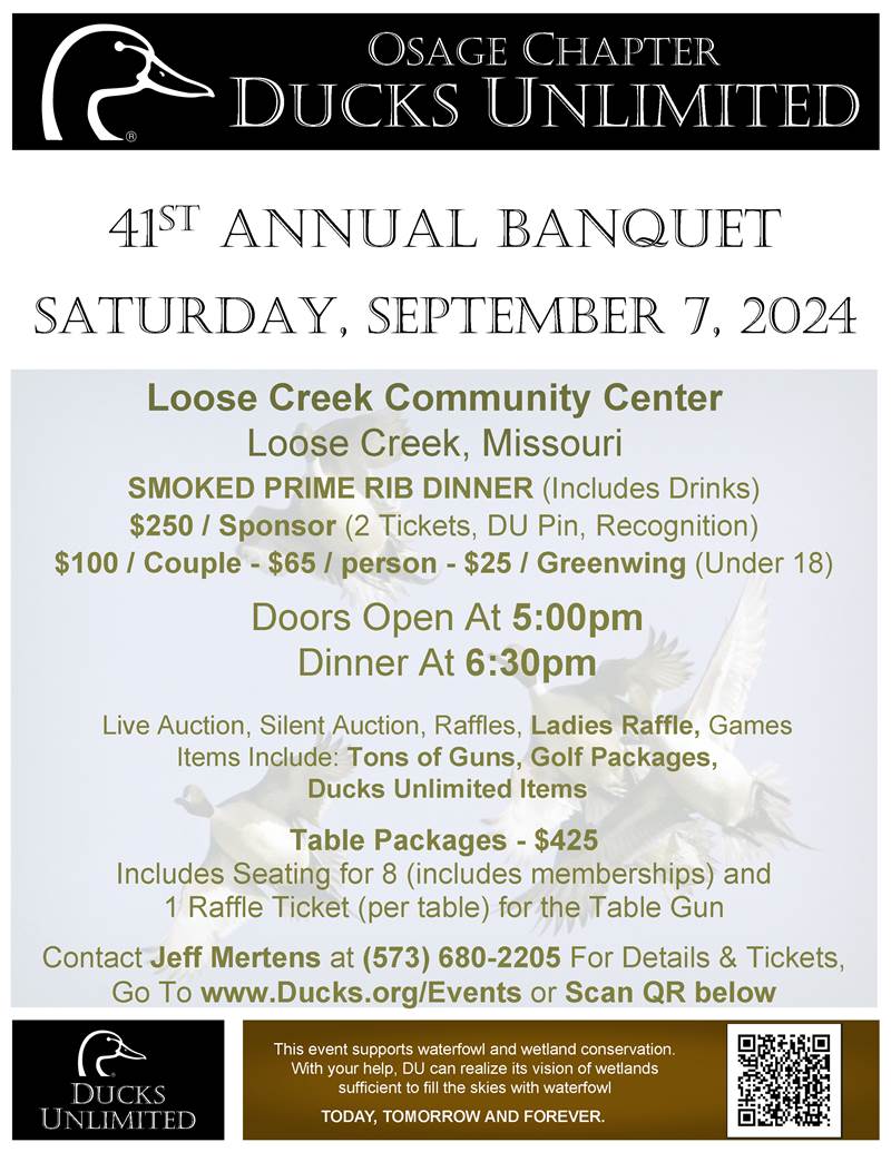 2024 Osage Dinner Flier