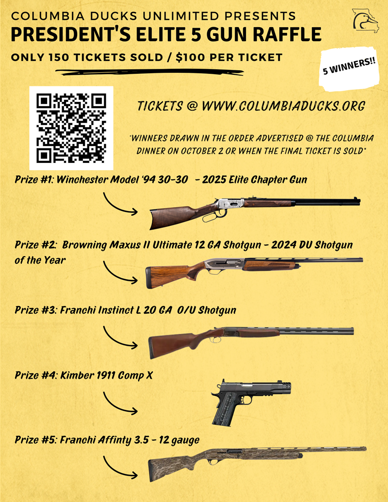 2025 Presidents Elite Raffle