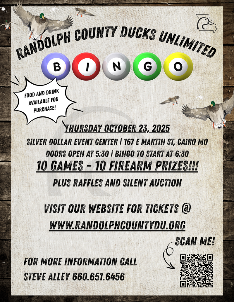 2025 Randolph County Bingo