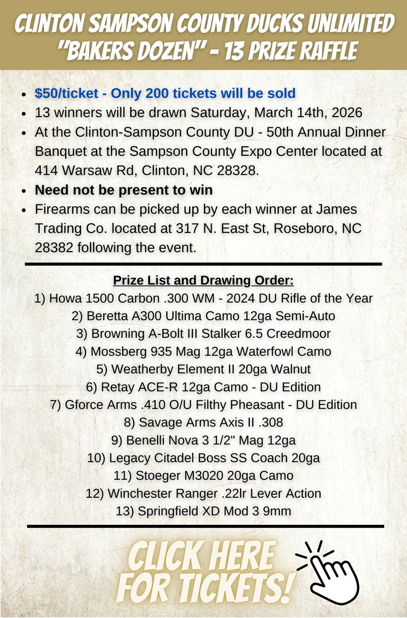 NC0038 - 13 Prize Raffle - 3.14.26