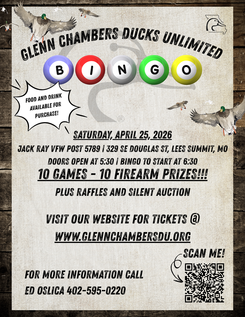 2026 Glenn Chambers Bingo