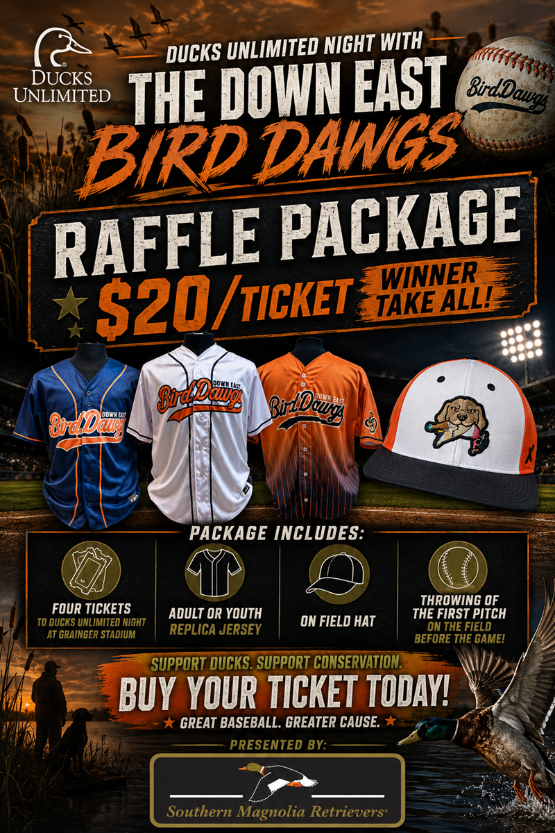 Down East Bird Dawgs Raffle Package