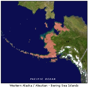 Western Alaska map