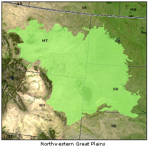 Northwestern Great Plains map