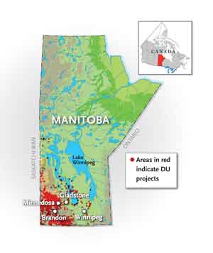 Manitoba Marsh map